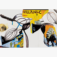 <em>Villani</em>, 2005, 8'x12', Enamel on aluminum