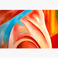 <em>Abstract Shoulder</em>, 2008, 4'x6'