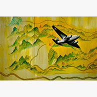<em>Flying the Hump - China</em>, 2008, 4'x6'