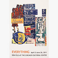 <em>Everything</em>, 2011, 36"x24", Printed mixed media collage