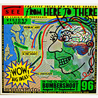 <em>From Here to There (with Carl Smool)</em>, 1996, 24"x26", Printed mixed media collage